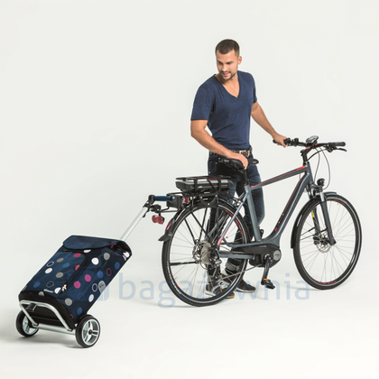 Wózek na zakupy ANDERSEN Unus Famke 140-174-90 Granatowy