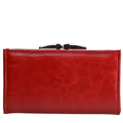 Portfel damski skórzany KEMER P15 Czerwony - min. zamówienie 20 / 50 / 100 szt.