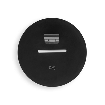 GERST. Stojak na słuchawki z ABS z wbudowaną ładowarką bezprzewodową