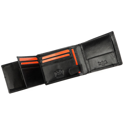 Portfel męski skórzany PIERRE CARDIN YS602 324 Czarny