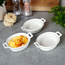 Miseczki do zapiekania porcelanowe owalne 3 szt. 120 ml