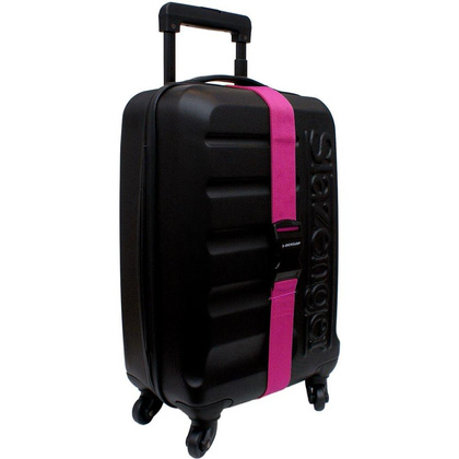 UNIWERSALNY PAS ZABEZPIECZAJĄCY DO WALIZKI SPINAJĄCY DUNLOP 200x5CM FUKSJA