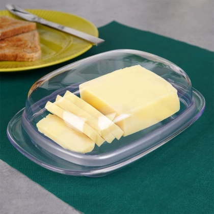 Maselnica maselniczka przezroczysta / pojemnik na masło z pokrywką