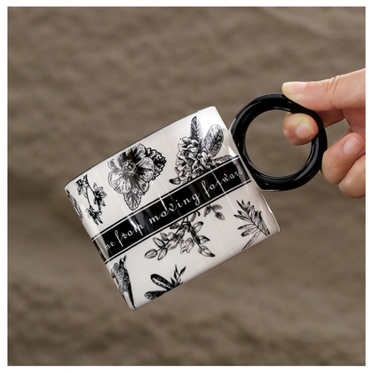 Zestaw kubków 2szt w pudełku ozdobnym TO YOU czarno białe 310ml KB11