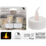 ZESTAW 2 ŚWIECZEK TEA LIGHT LED TIMER BIAŁY