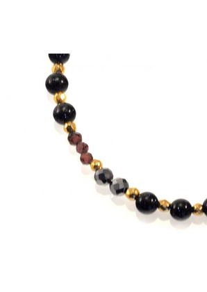 Bransoletka Granat 925