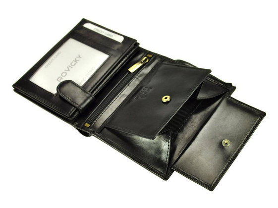 Skórzany portfel męski na dowód rejestracyjny