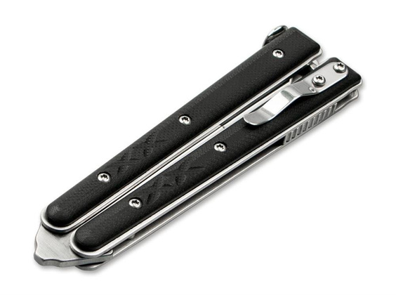 Nóż Boker Plus Balisong Tactical, Mały Czarny
