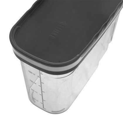 Pojemnik kuchenny na produkty sypkie z dozownikiem miarką 1,25 l