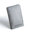 Szary skórzany portfel slim wallet BRØDRENE SW03 - min. zamówienie 20 / 50 / 100 szt.
