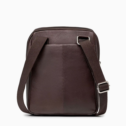 Torba na ramię skórzana PUCCINI COMO CO1924 2 Brązowa