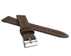 LAVVU Naturalnie barwiony brązowy pasek NATURE ze skóry Top Grain - 22