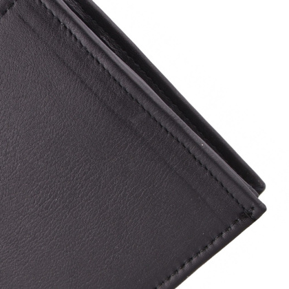 Portfel męski skórzany KEMER P29L Czarny