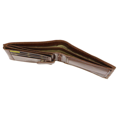 Skórzany męski portfel Charro IBIZA 1373 ciemny brąz