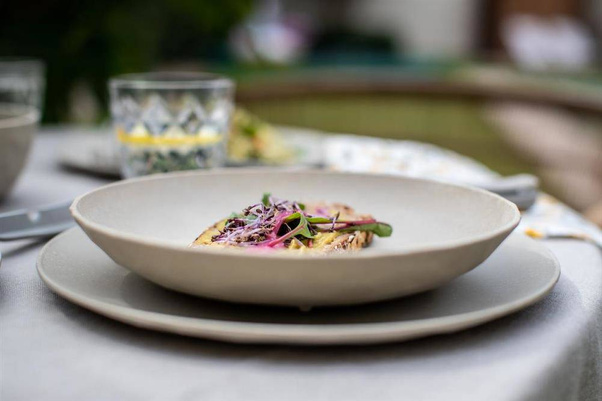 Talerz Club 220mm 4szt. desert sand 5006700