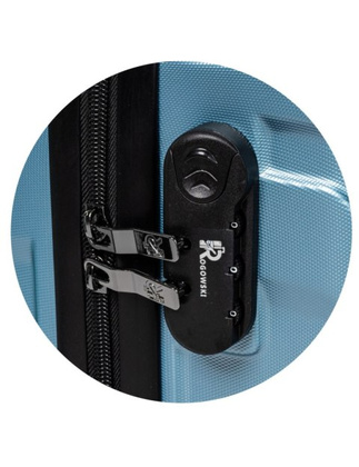 Bardzo mała walizka PELLUCCI RGL 884 XS 40x20x25 PUDROWY RÓŻ