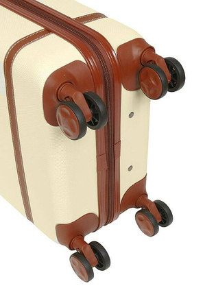 Mała kabinowa walizka DIELLE 160 Beżowa