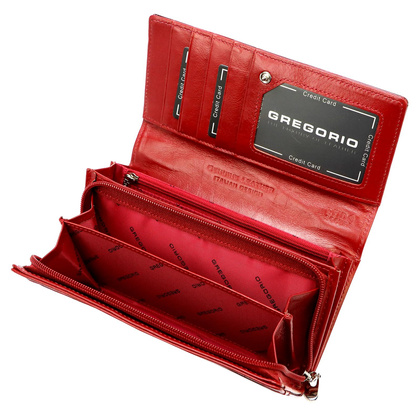 Portfel damski skórzany PELLUCCI FF-106 Zielony