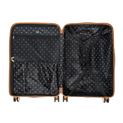 Duża walizka PUCCINI SAINT TROPEZ ABS023A 2 Brązowa