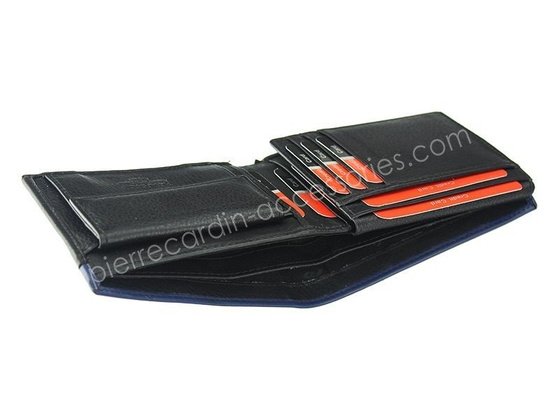 Portfel męski skórzany PIERRE CARDIN TILAK14 8806 RFID Niebieski