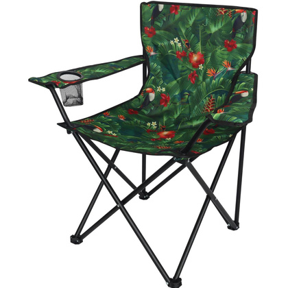 KRZESŁO TURYSTYCZNE SKŁADANE 50x50x80CM FLOWER ENERO CAMP