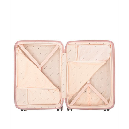 Duża walizka PUCCINI MALIBU PC031A 3C Różowa