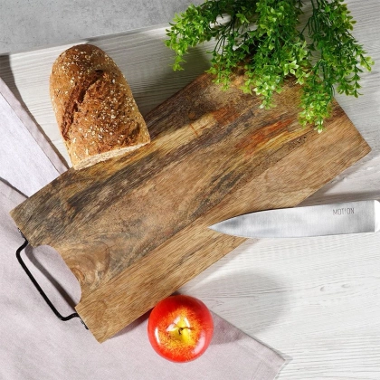 Deska drewniana mango do krojenia serwowania 44x19 cm