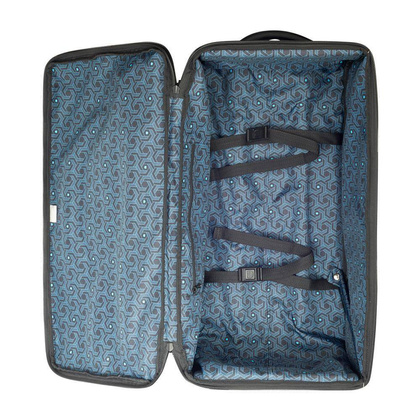 Walizka Delsey Egoa Średnia miękka czarna walizka na kółkach 69 cm