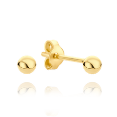 MINET Kolczyki złote kulki Au 585/1000 0,60g