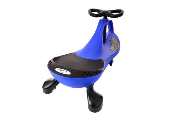 Jeździk Grawitacyjny FUNFIT KIDS ze świecącymi kołami LED Niebieski