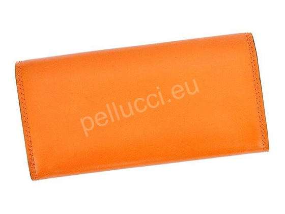 Portfel damski skórzany PELLUCCI Polo Club 8 PL11 Czerwony