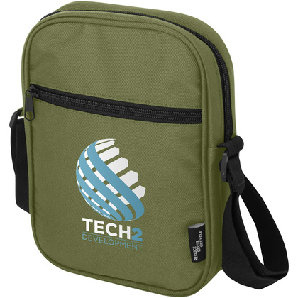 Byron torba na ramię o pojemności 2 l wykonana z materiałów z recyklingu z certyfikatem GRS