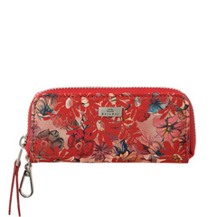 Etui na klucze BajuBaj z kolorowej skóry naturalnej – elegancja i srebrne detale ED010s132