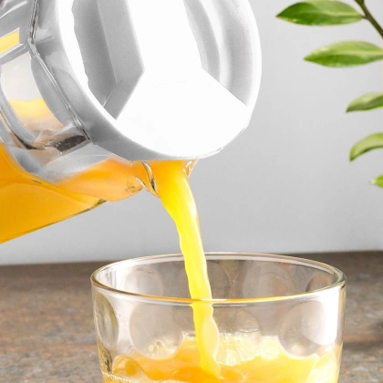 Dzbanek z pokrywką szklany 1,5 l