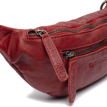 Saszetka / nerka skórzana Valencia Czerwona - min. zamówienie 20 / 50 / 100 szt.