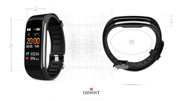 Smartband Giewont GW200-6 + Dodatkowy pasek granatowy