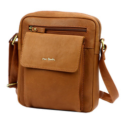 Torba męska skórzana PIERRE CARDIN TILAK112 8423 Camel