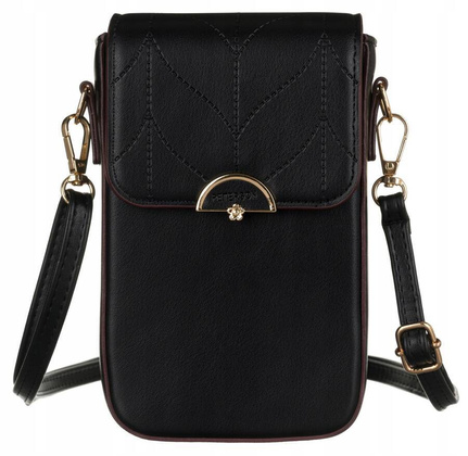 Mini torebka portfel ze skory ekologicznej