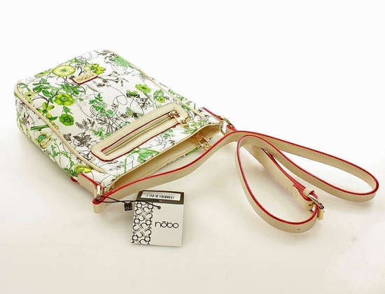 NOBO Listoonszka biały z zielonym nadrukiem - min. zamówienie 20 / 50 / 100 szt.