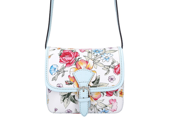 Torebka damska skórzana KEMER 112 FL Fuksja