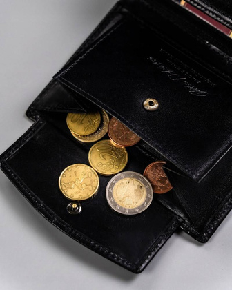 Skorzany portfel meski bez zapiecia