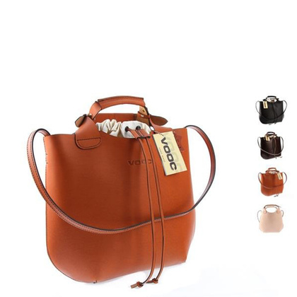 Modna torba, worek KEMER VOOC Vintage P6 Naturalny
