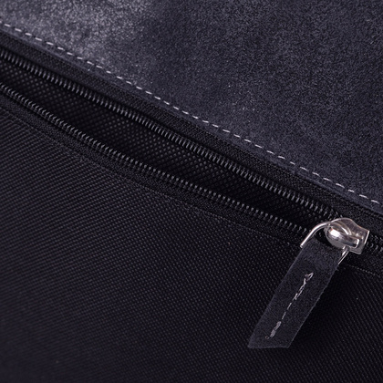 Torba skórzana na ramię KEMER CH 16 Czarna - min. zamówienie 20 / 50 / 100 szt.