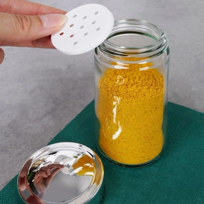 Pojemnik kuchenny pojemniczek szklany słoik na przyprawy do przypraw 80 ml