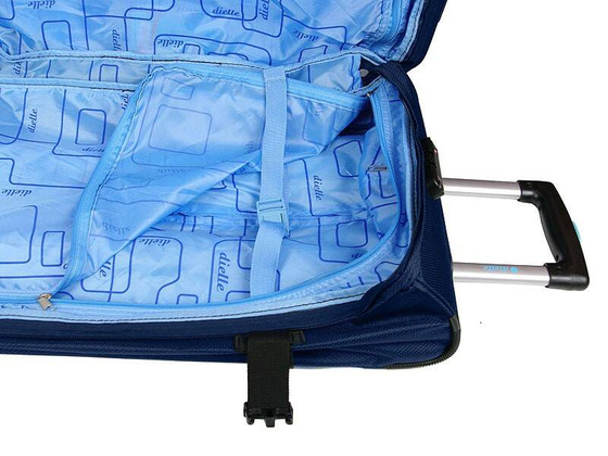 Torba podróżna na kołach DIELLE Granatowa