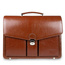 Skórzana teczka męska na ramię aktówka brązowa - Pavone Nero Savio 2287 BR