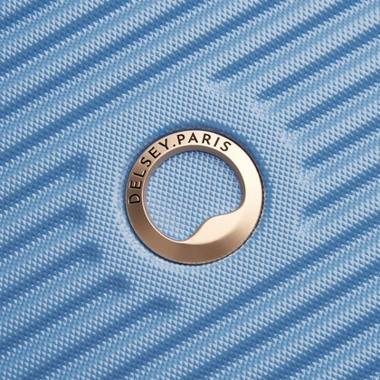 Delsey Freestyle SLIM Mała twarda walizka kabinowa 55cm niebieska