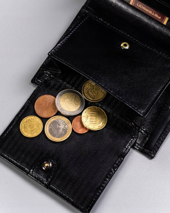 Elegancki duzy portfel meski ze skory naturalnej