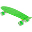 Deskorolka Plastikowa 22" Enero Zielona Led