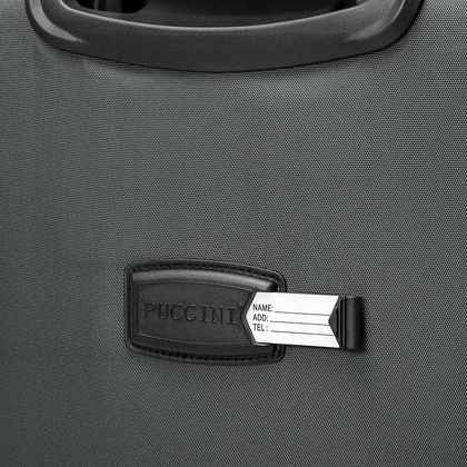 Średnia walizka PUCCINI KOS EM50255B 4B Szara